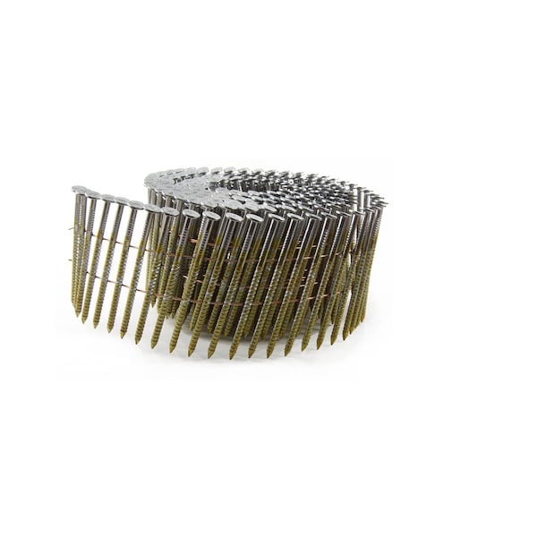 Common Nail, 3 in L, 15D, Hot Dipped Galvanized Finish, 2500 PK